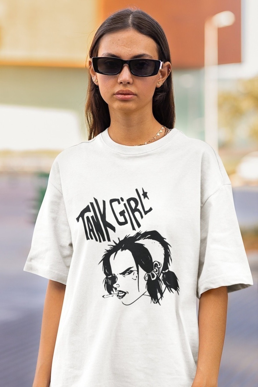 Unisex Tank Girl Shirt Tank Girl Retro T-shirt
